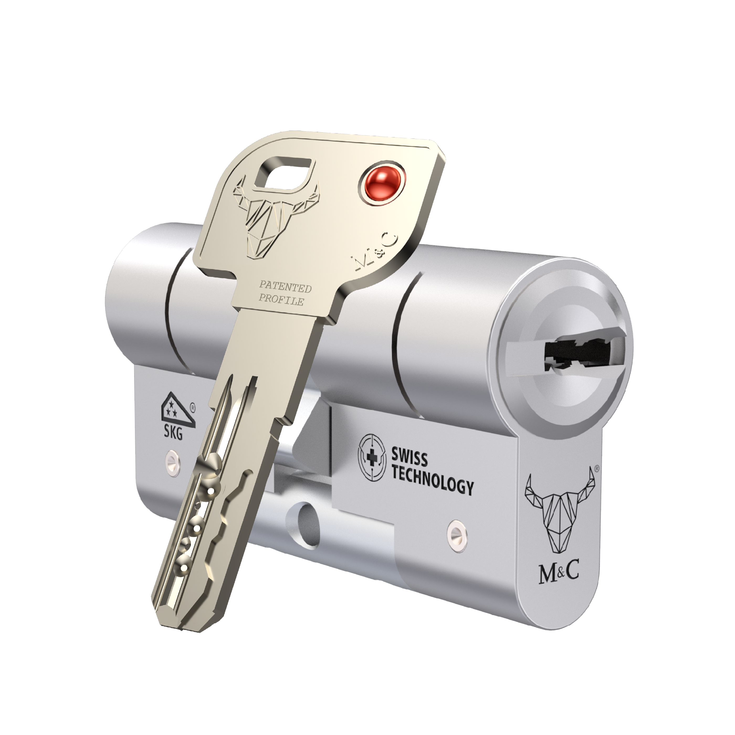 M&C MINOS anti-kerntrek cilinder SKG*** – veiligheidscilinder op maat